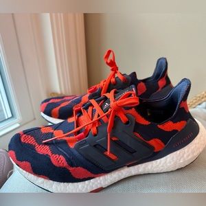 Adidas Marimekko Ultraboost 22 9 Lush Red/ Collegiate Navy/Collegiate Orange